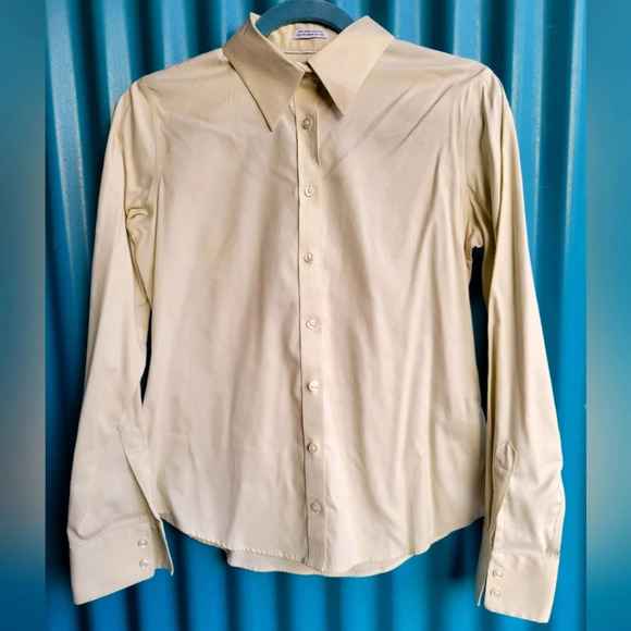 Hudson Room Classic Light Tan Dress Shirt Size  4 - Picture 1 of 11